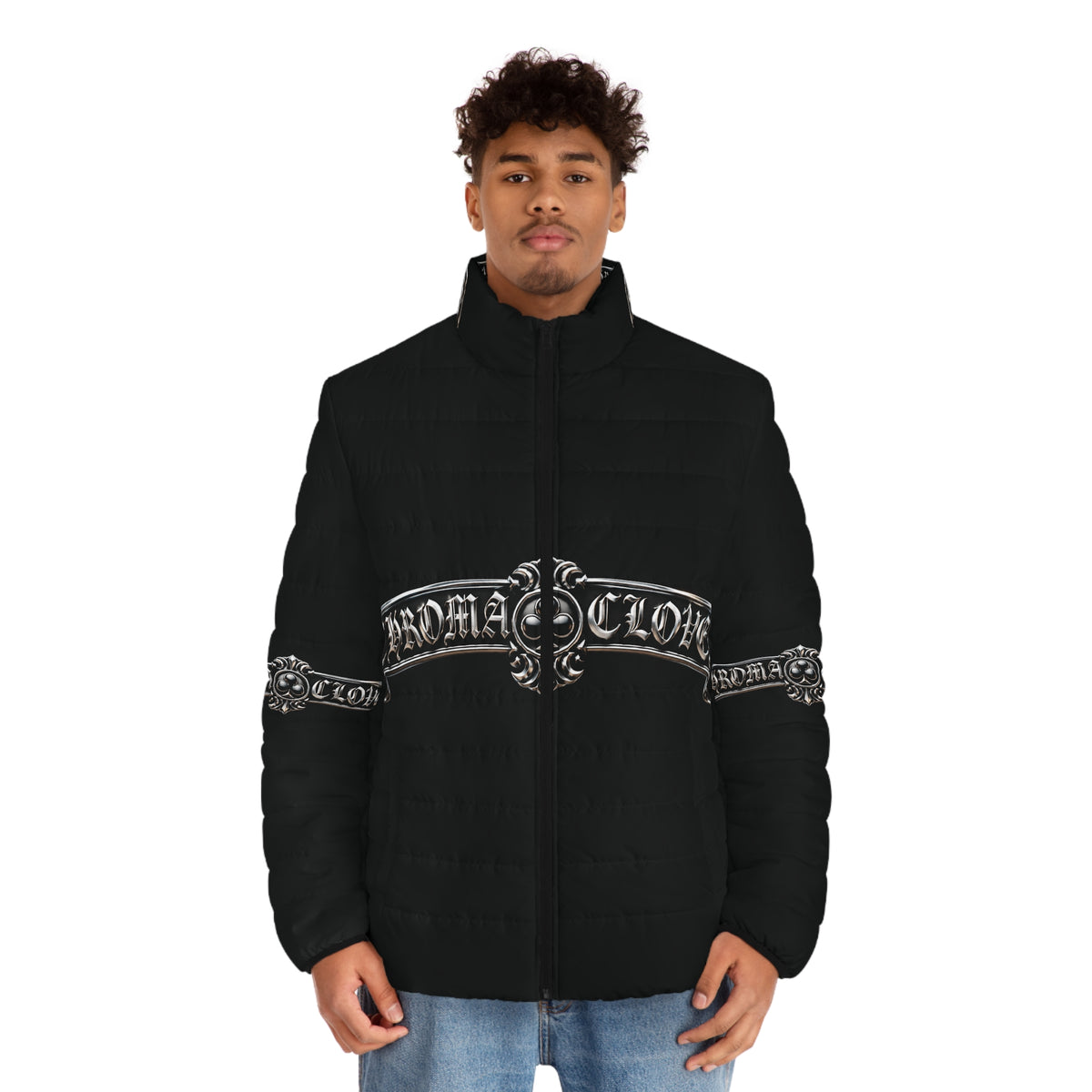 Chrome Clover Puffer Jacket