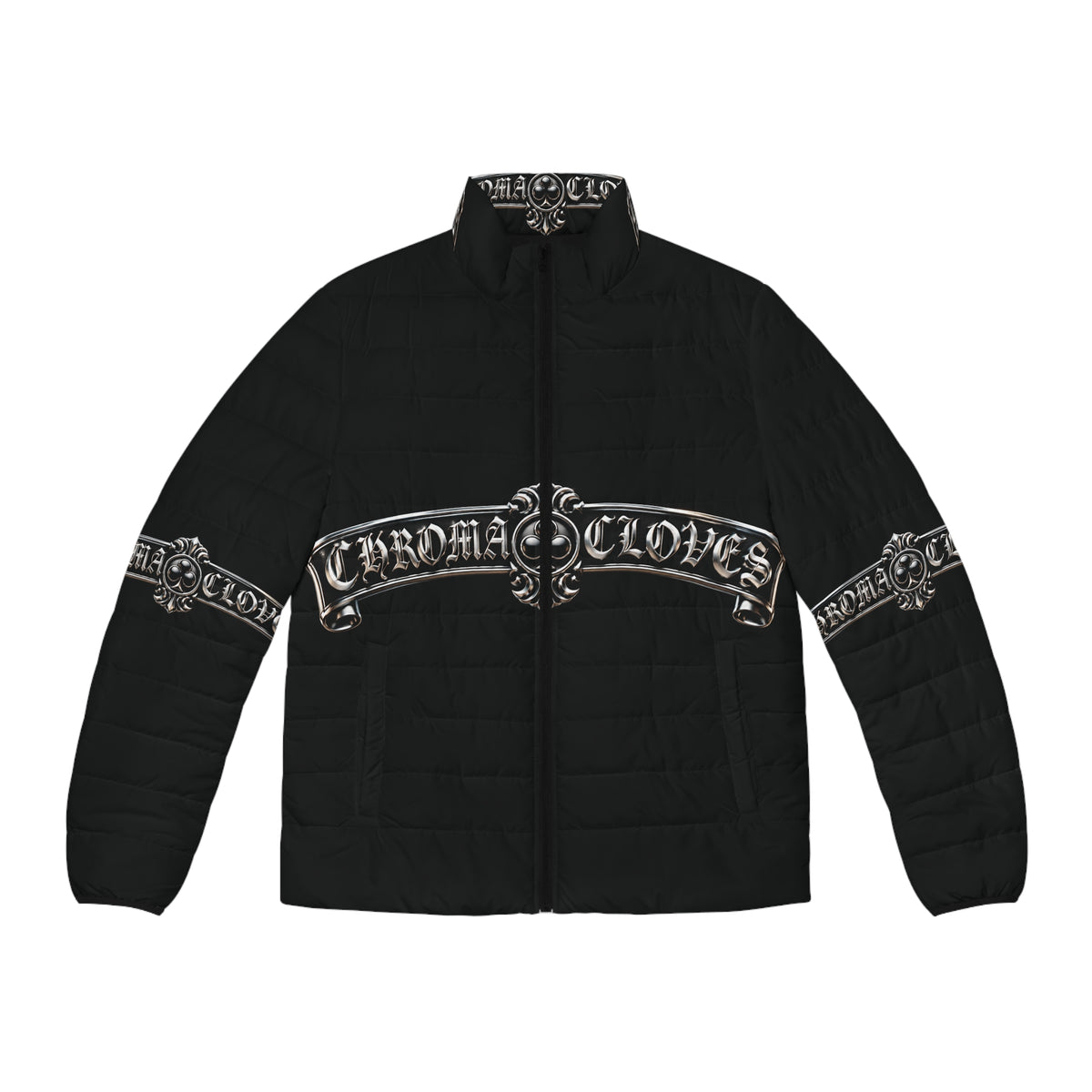 Chrome Clover Puffer Jacket